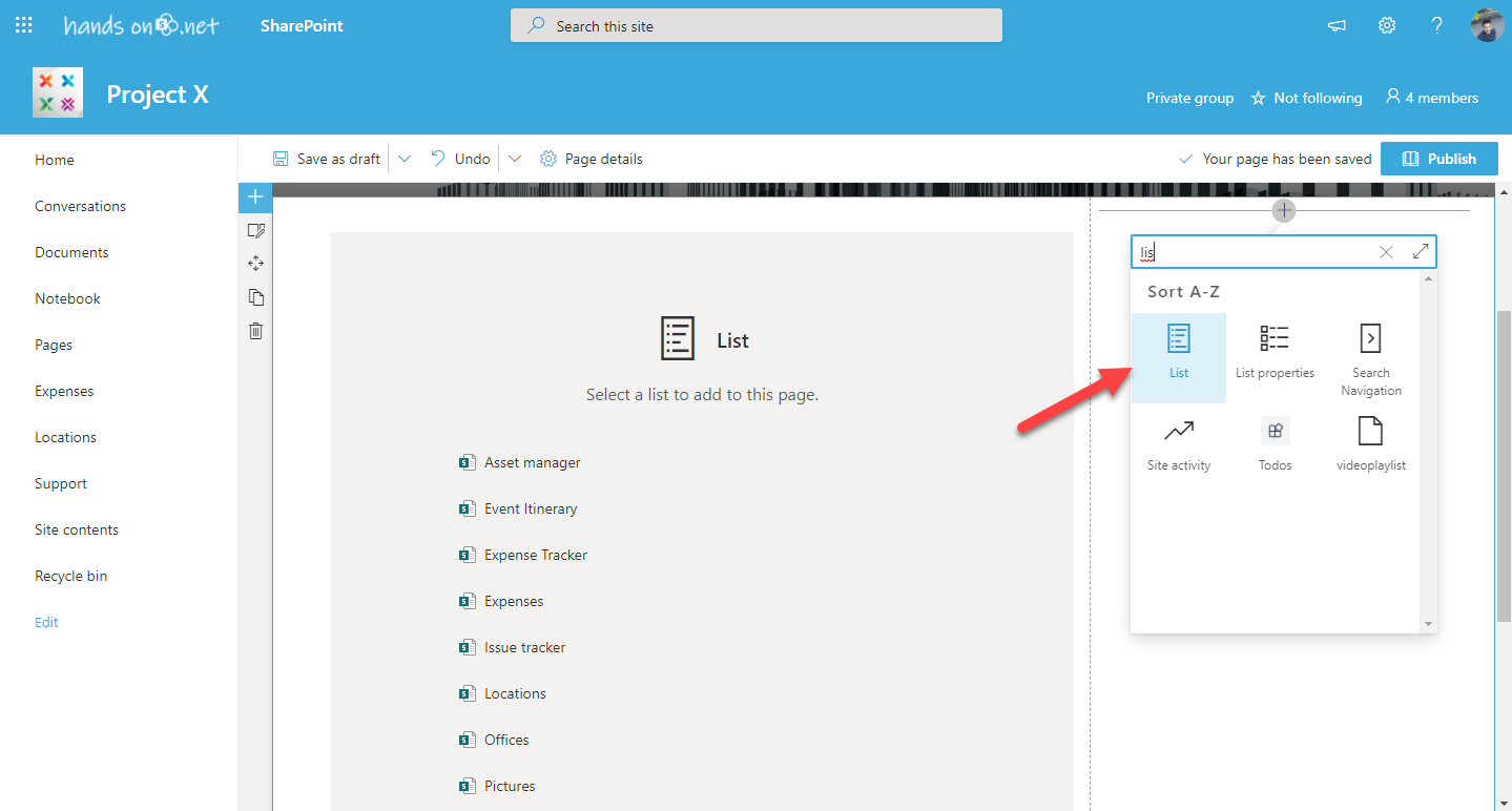 Filter SharePoint Lists dynamically